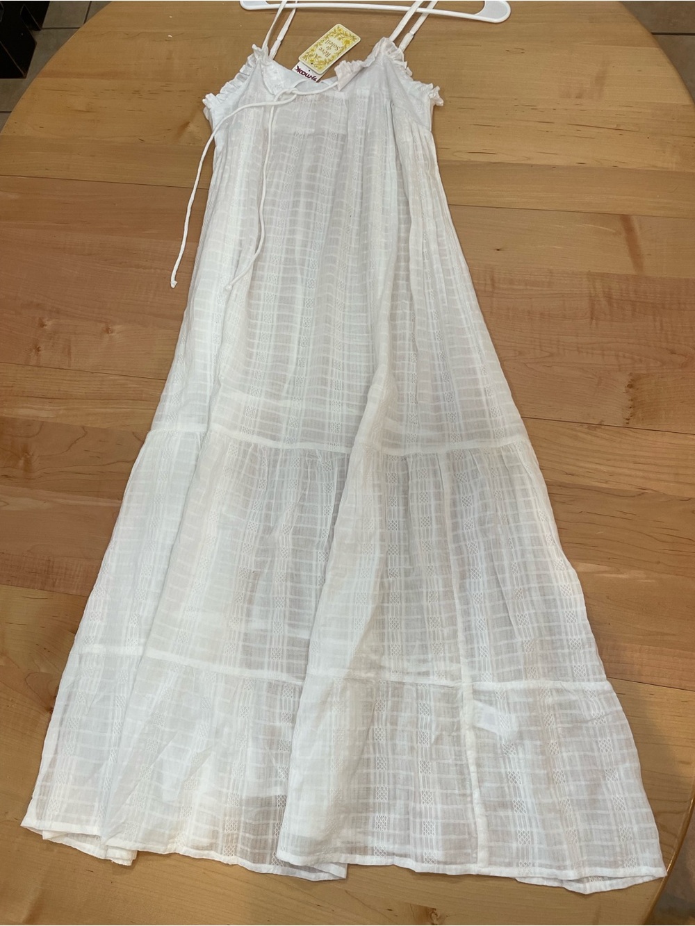 White Sleeveless Maxi Dress - reve de soleil